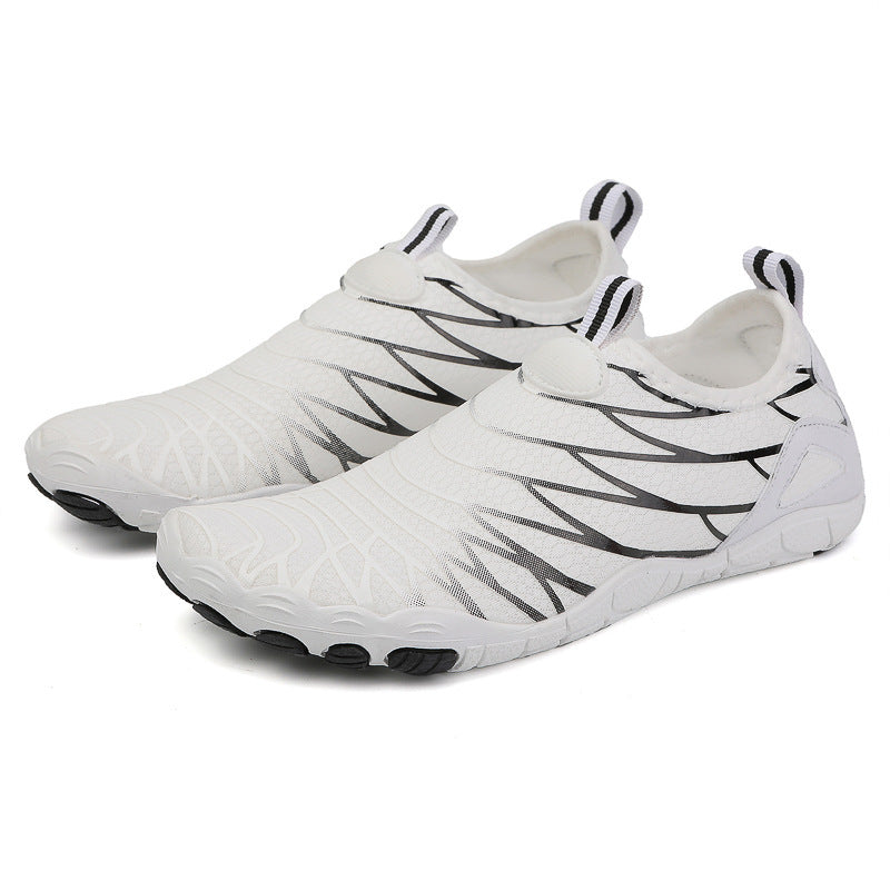 Herren nan elastischer Schlupfsneaker für Küste und Boot mit nahtlosem elastischem Obermaterial, verstärkter Zehenschale und griffiger Mehrzonen-Sohle