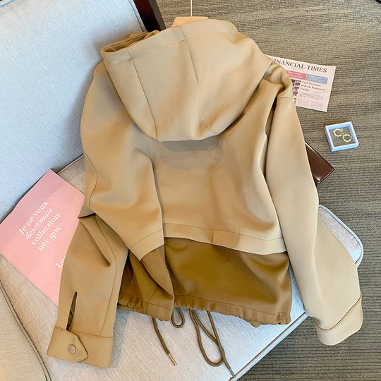Damen Moderne Übergangsjacke mit hohem Kragen Shop Nory