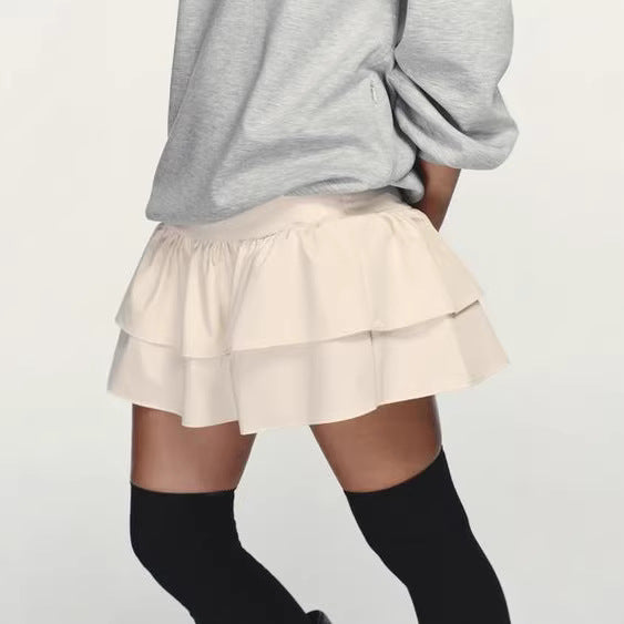 Damen Sweatshirt‑Kleid mit Stufenvolants und lockerem Oversize‑Schnitt Shop Nory