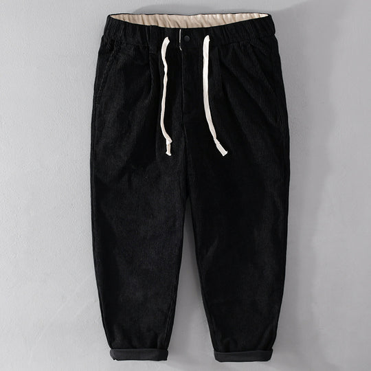 Herren Kordhose im Relaxed‑Tapered mit Kordelzugbund und Umschlag Shop Nory