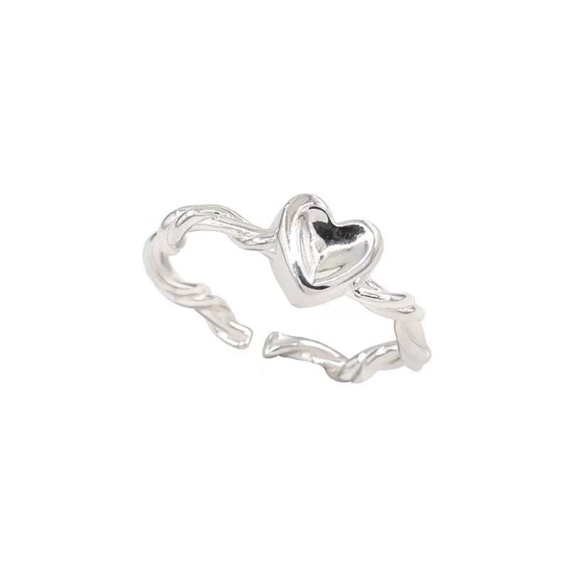Damen Verstellbares Ring-Set aus hochwertigem Edelstahl Shop Nory