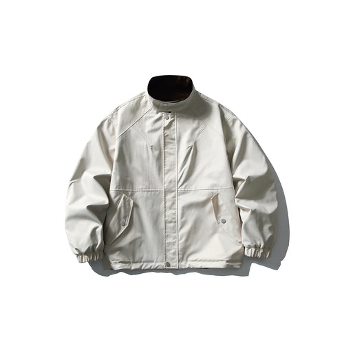 Unisex Leichte wind- und wasserabweisende Oversize‑Boxy‑Jacke mit Stehkragen und elastischem Saum Shop Nory