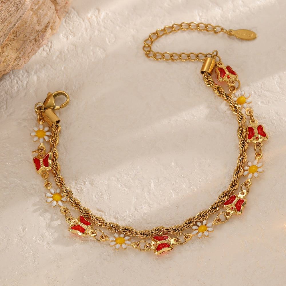 Damen Armband mit kunstvollen Anhängern Shop Nory