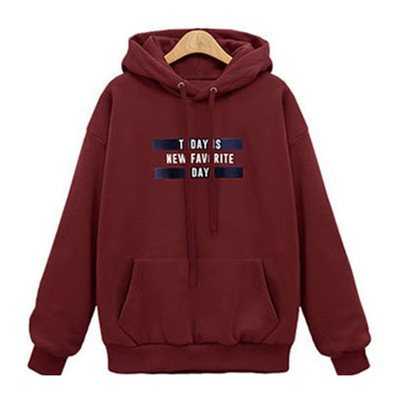 Damen nan lässiger Kapuzenpullover mit Kängurutasche, relaxed Fit und grafischem Statement-Print Shop Nory