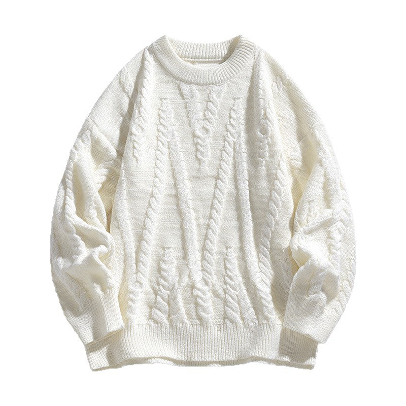 Damen Eleganter Strickpullover mit klassischen Zopfmuster Shop Nory