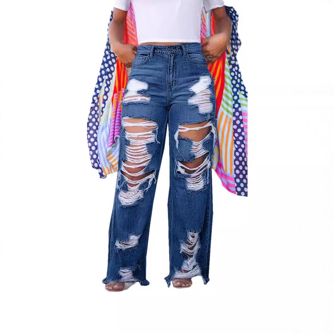 Denim Hole Lose Jeans