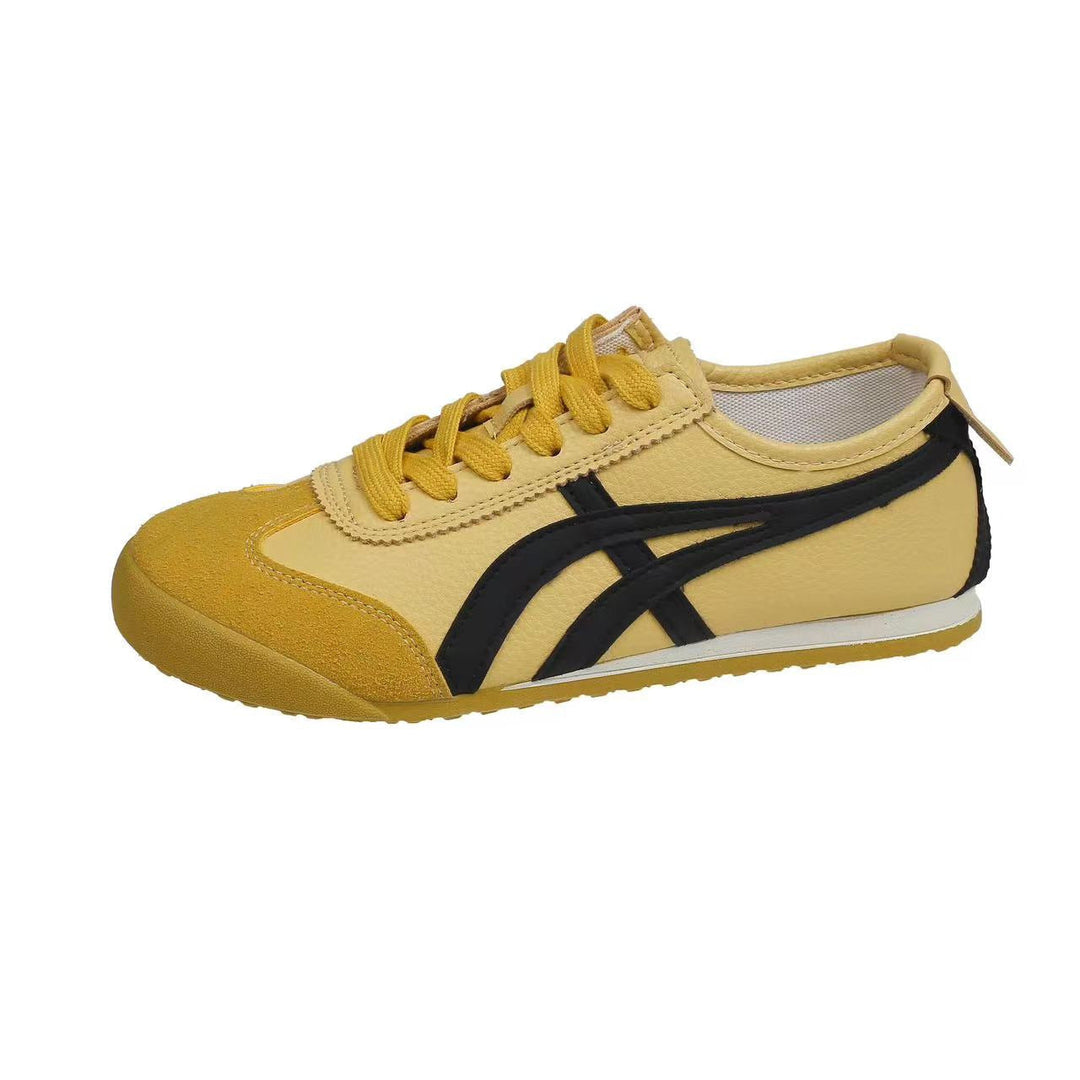 Damen Sportliche Sneakers im Retro-Design mit kontrastierenden Farbakzenten Shopnory