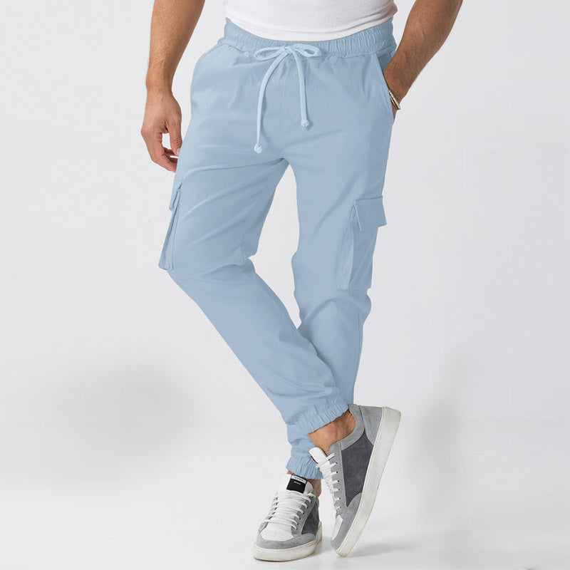Herren Cargo-Hose mit elastischem Bund und praktischen Seitentaschen