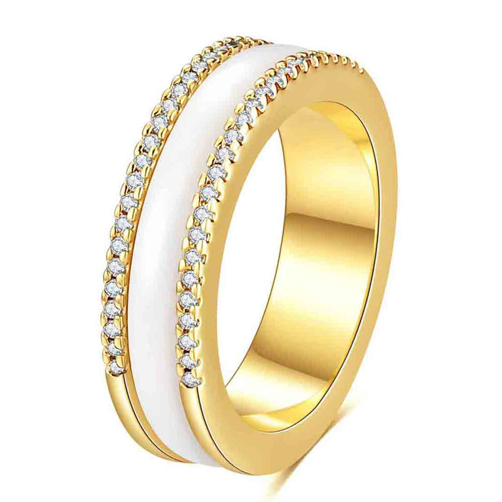 Herren Ring mit kunstvollem Kontrastdesign Shop Nory