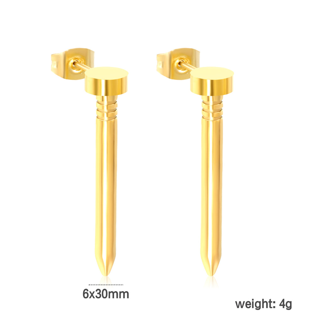 Damen Hängende Ohrstecker im modernen Blattdesign Shop Nory