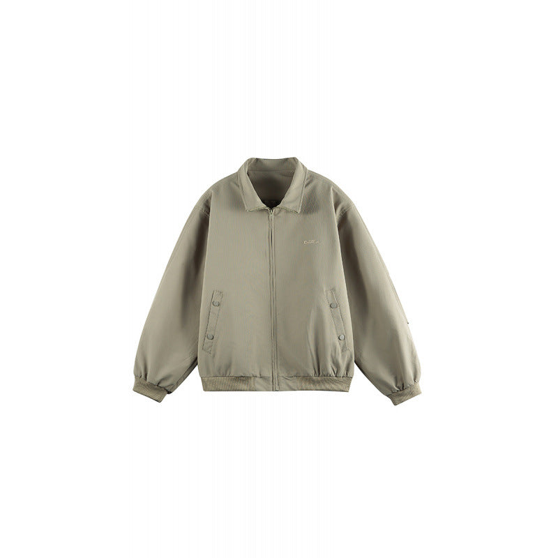 Unisex Oversize-Utility-Bomberjacke mit verdecktem Reißverschluss und elastischen Bündchen Shop Nory
