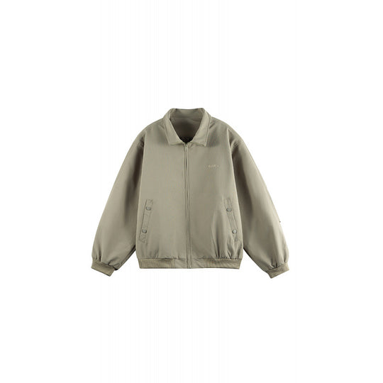 Unisex Oversize-Utility-Bomberjacke mit verdecktem Reißverschluss und elastischen Bündchen Shop Nory