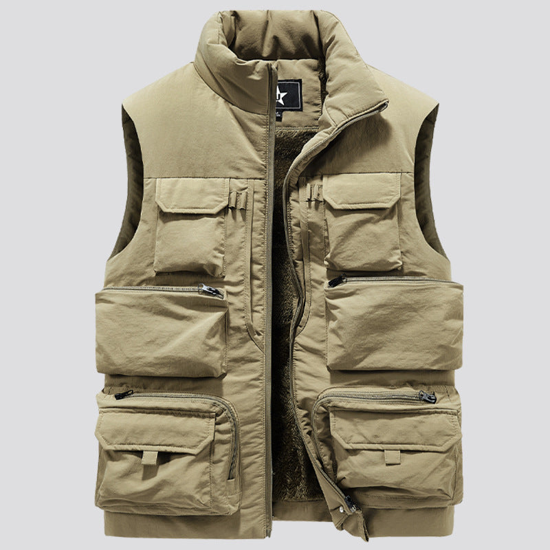 Herren Taktische Multifunktionsweste mit Thermo‑Isolierung und Mehrfach‑Taschen Shop Nory