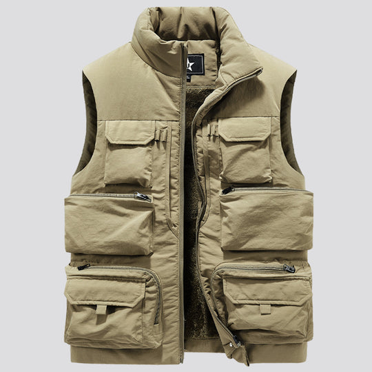 Herren Taktische Multifunktionsweste mit Thermo‑Isolierung und Mehrfach‑Taschen Shop Nory