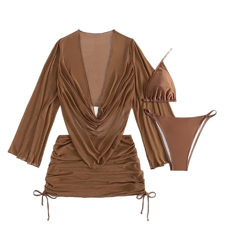 Damen Bikini-Set mit elegantem Wickeloberteil