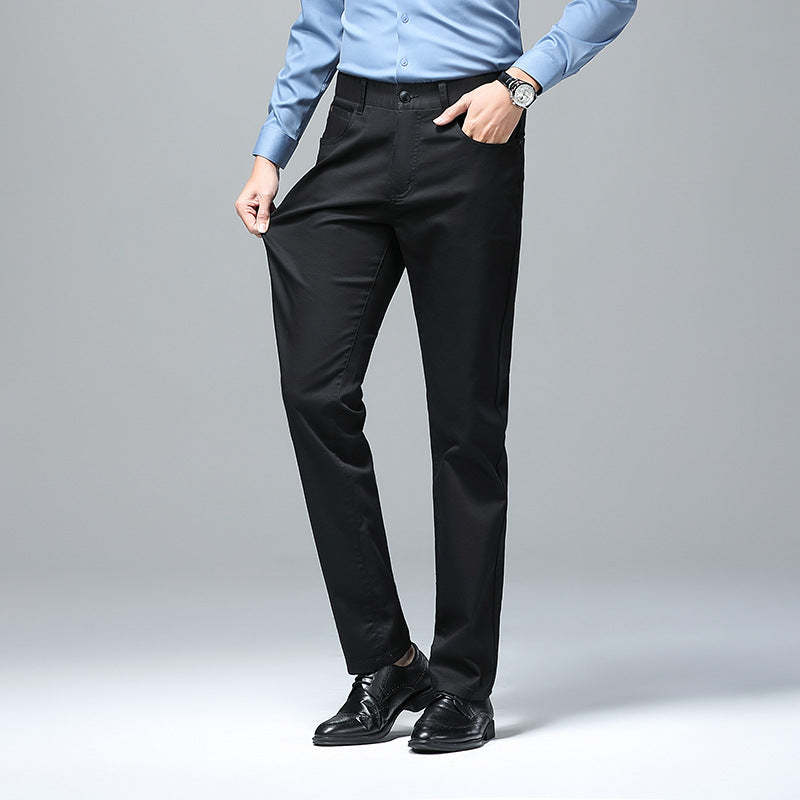 Herren Stretch-Chinohose mit geradem Schnitt und Bügelfalte Shop Nory