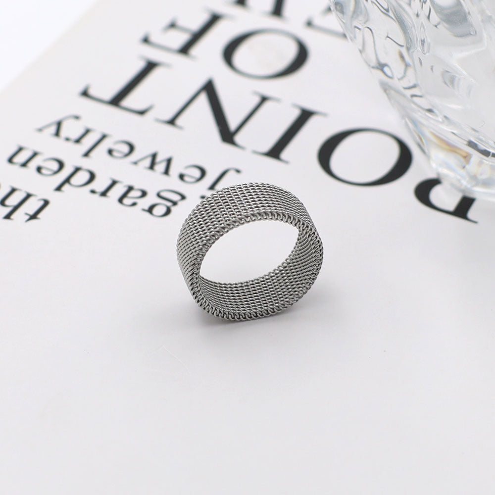 Damen eleganter Mesh-Ring Shop Nory