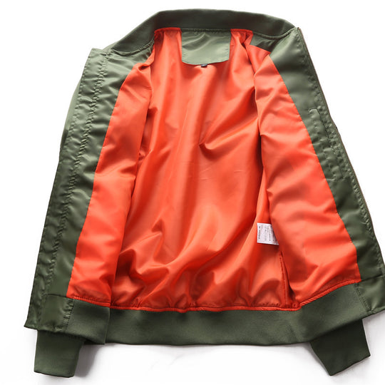 Herren leichter Nylon-Bomberjacke im Aviator-Utility-Stil Shop Nory