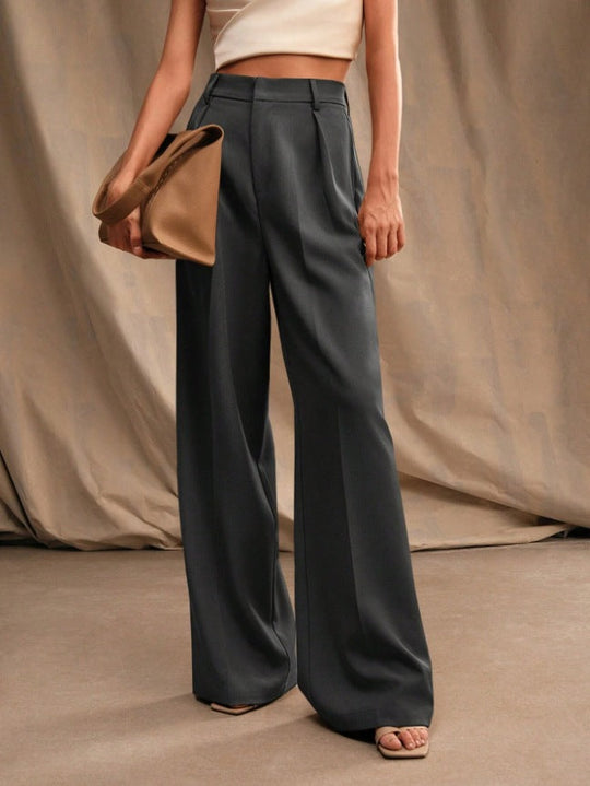 Damen weite Stoffhose