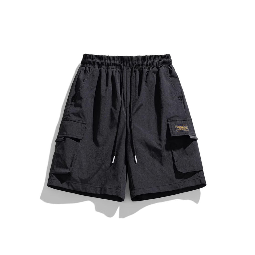 Herren Cargo-Shorts mit elastischem Bund und praktischen Taschen