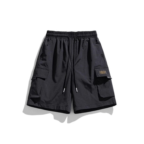 Herren Cargo-Shorts mit elastischem Bund und praktischen Taschen