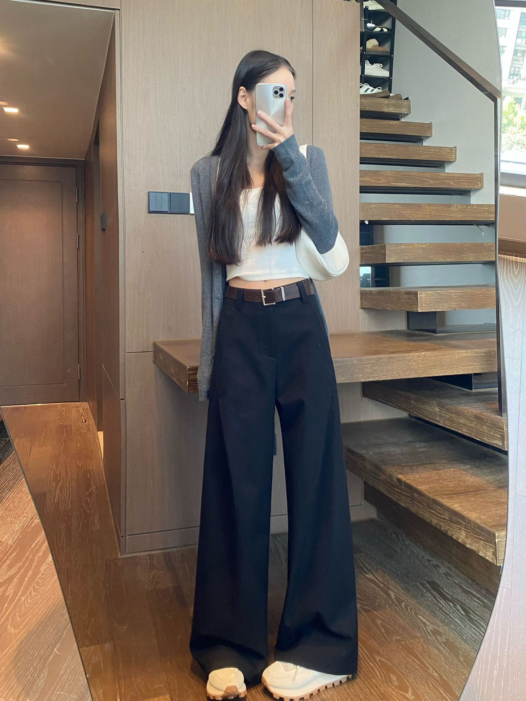 Damen Modische und lässige Hochtausende Hose Shop Nory