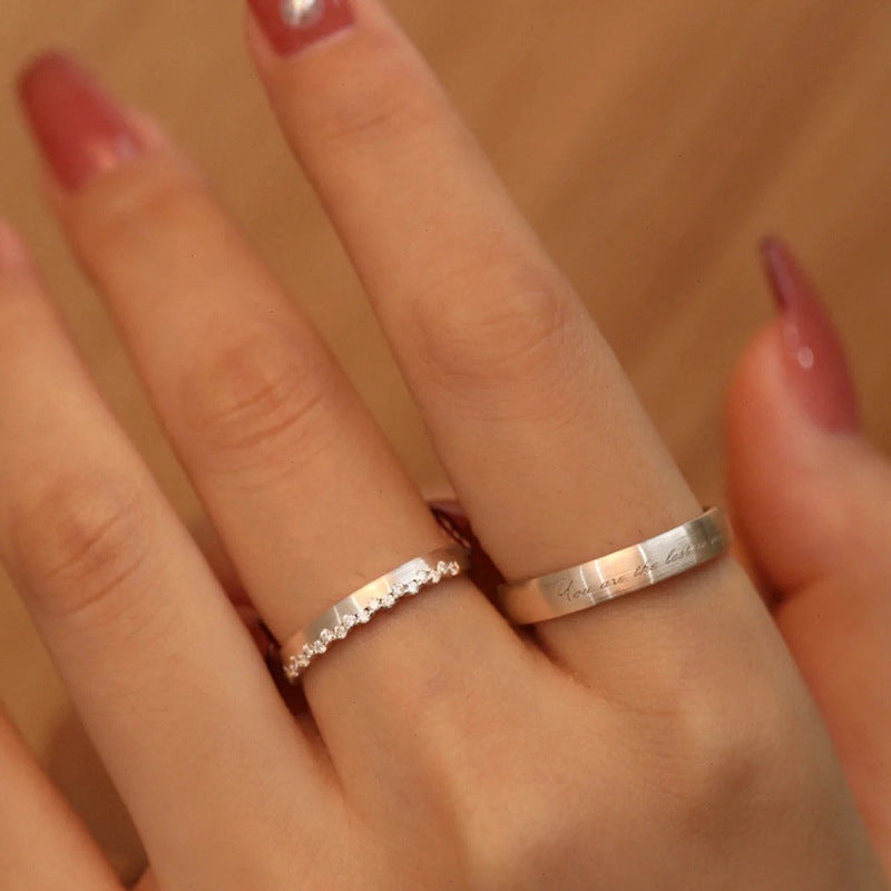 Damen Ring mit inspirierender Gravur und elegantem Design Shop Nory