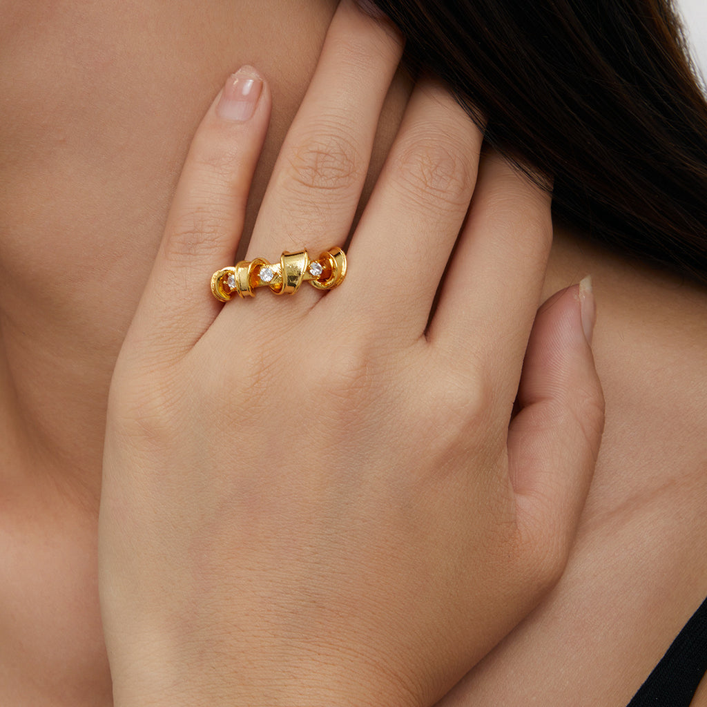 Damen Eleganter und trendiger Ring Shop Nory