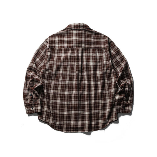 Herren Boxy-Karo-Workshirt aus weichem Flanell mit Doppelbrusttaschen Shop Nory