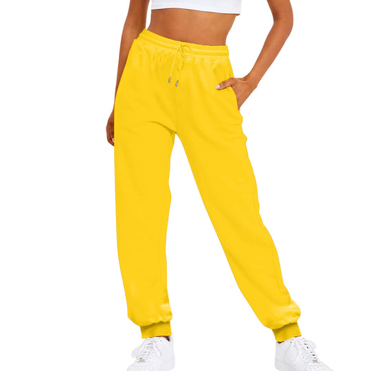 Damen nan komfortable Jogginghose mit Kordelzug Seitentaschen und geripptem Knöchelabschluss Shop Nory