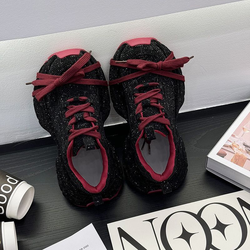 Damen Sportliche glitzernde Chunky-Sneaker mit gepolstertem Komfort Shop Nory