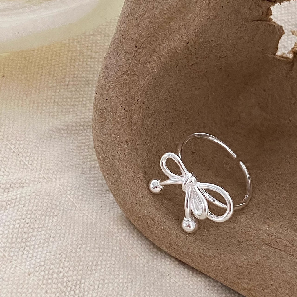 Damen filigraner und eleganter Silberring Shop Nory