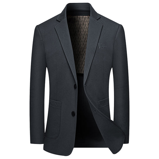 Herren Modernes Einreihiges City-Blazer mit aufgesetzten Taschen und leichter Halbfütterung Shop Nory