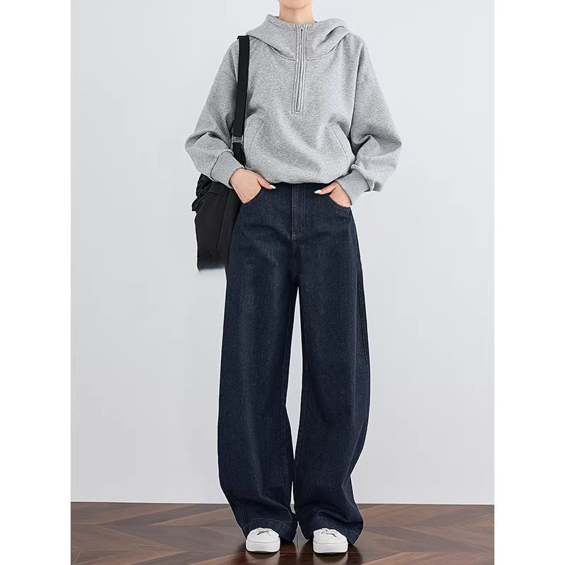 Damen Weit geschnittene Jeanshose Shop Nory