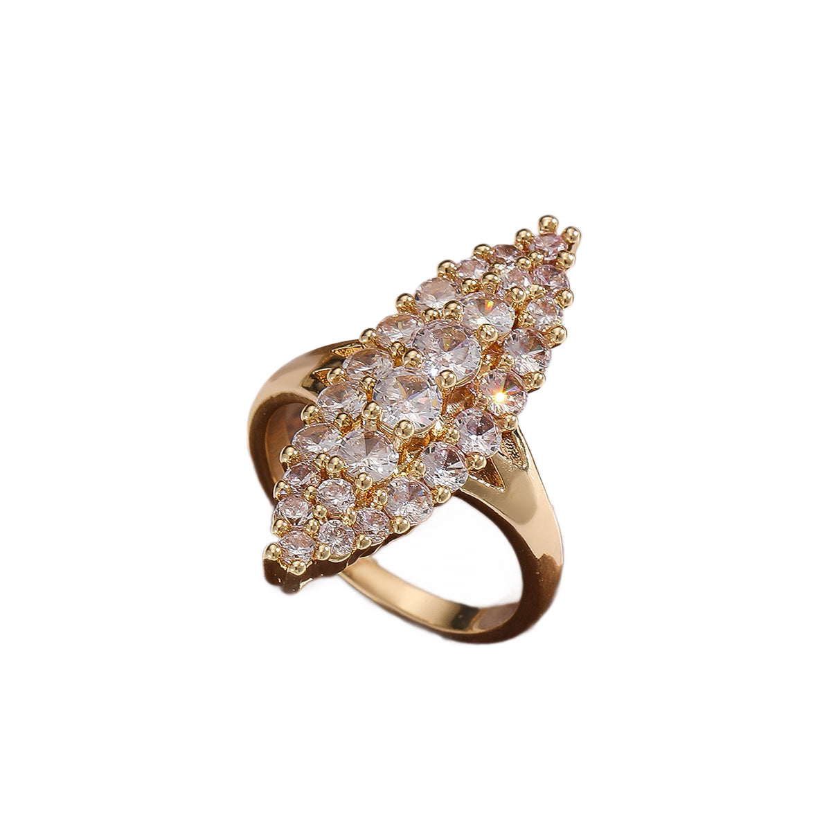 Damen extravagante funkelnde Ring Shop Nory