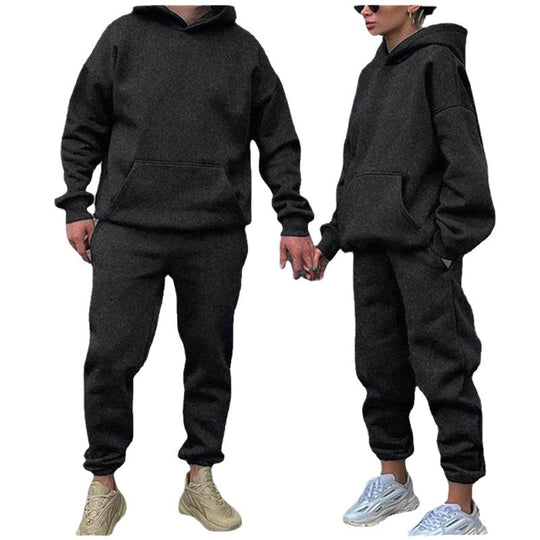 Unisex Oversize-Kapuzenpullover und Relax-Jogginghose Set aus hochwertiger Baumwollmischung Shop Nory