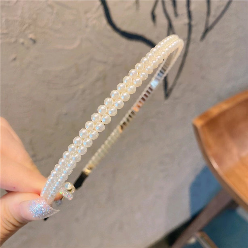 Damen Haarband mit perlensatter Oberfläche Shop Nory