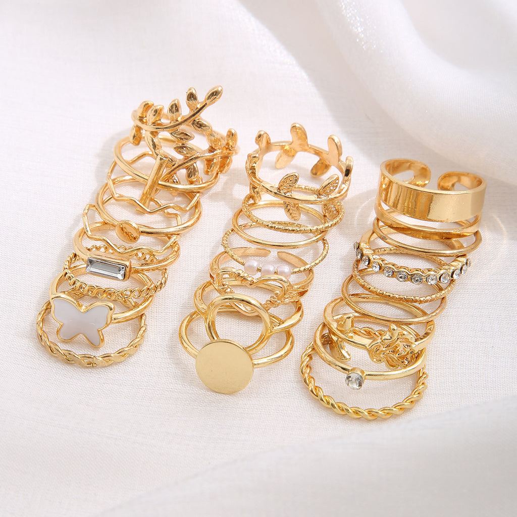 Damen Ring-Set mit elegantem und kreativem Design Shop Nory