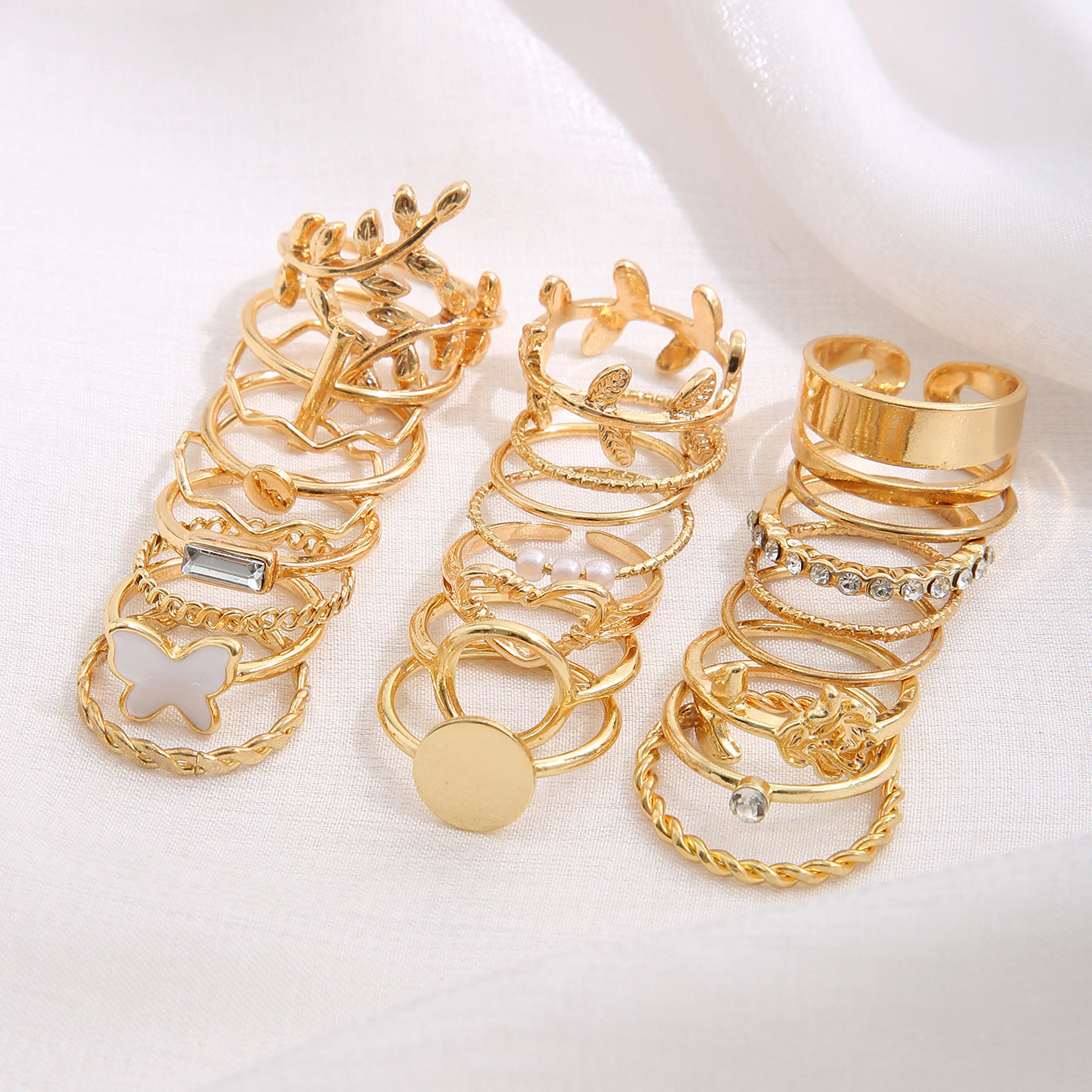 Damen Ring-Set mit elegantem und kreativem Design Shop Nory