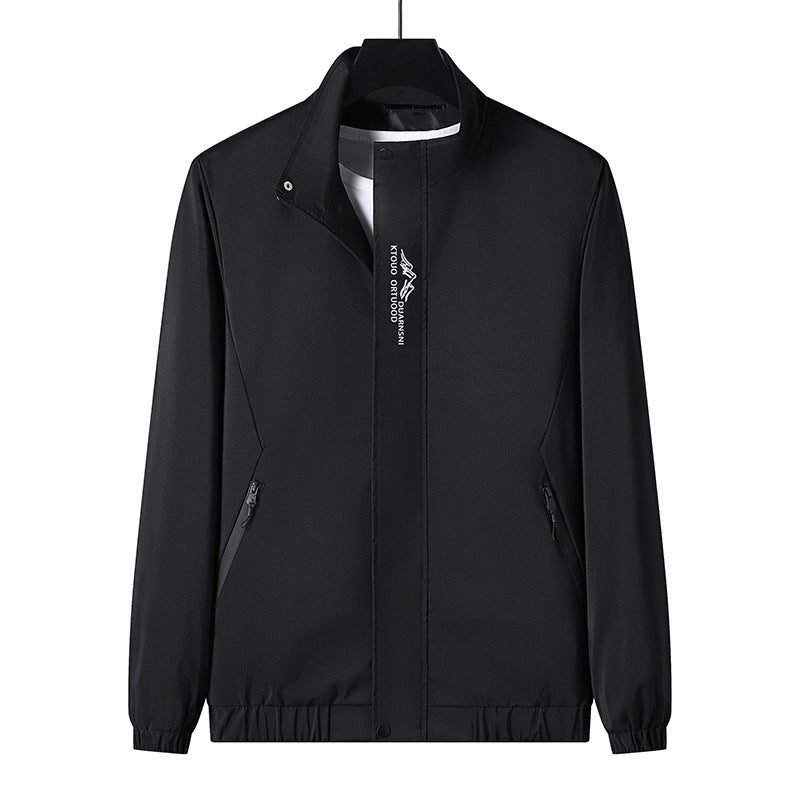 Herren Leichte Sportjacke mit hohem Kragen Shop Nory
