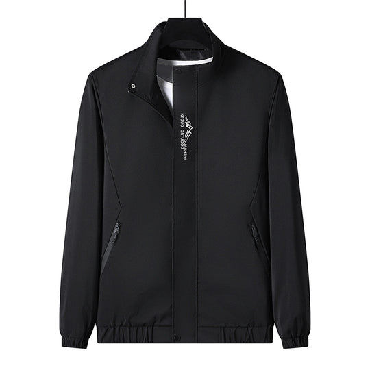Herren Leichte Sportjacke mit hohem Kragen Shop Nory