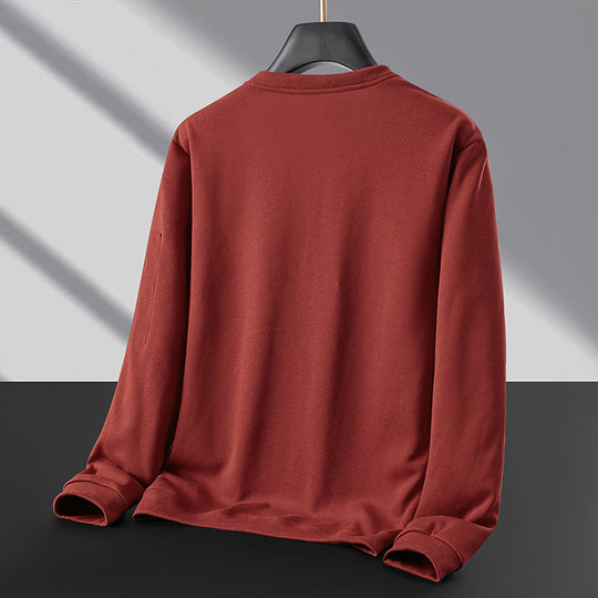 Herren Rundhals‑Sweatshirt mit Reißverschluss‑Ärmeltasche und funktionaler Jersey‑Qualität Shop Nory