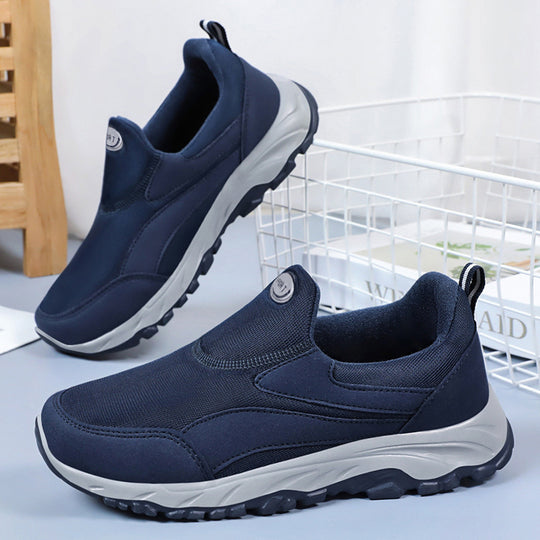 Damen nan sportlicher Slip-On Trekking-Sneaker mit atmungsaktivem Textiloberteil, elastischem Einstieg und profiliertem Outdoor-Laufsohle Shop Nory