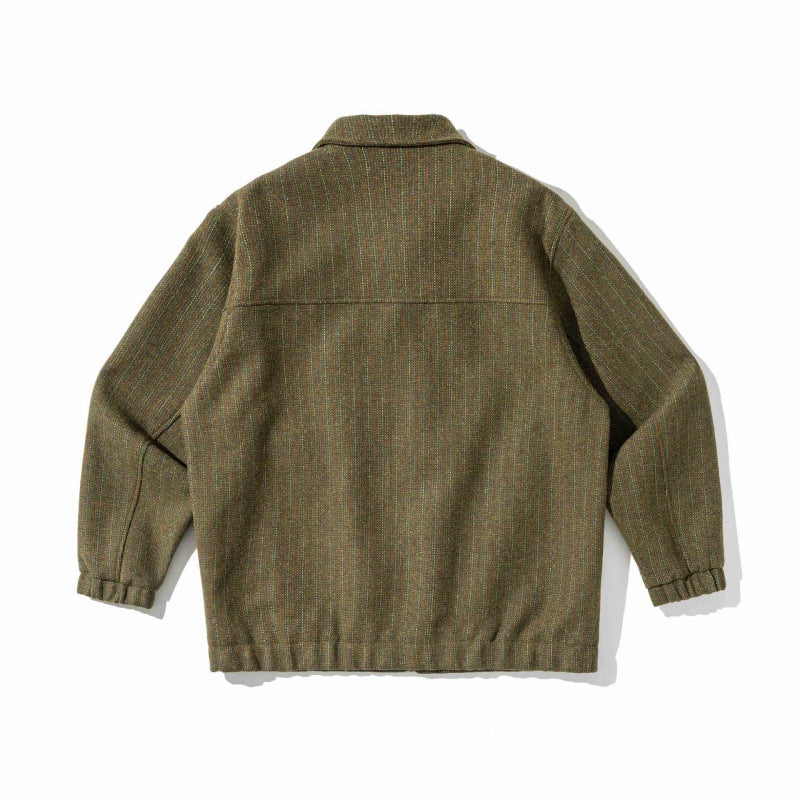 Herren Kastenförmige Overshirt‑Jacke aus Wollmix mit aufgesetzter Brusttasche Shop Nory