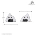 Damen Anhänger aus 925 Sterling Silber mit kreativer Geistermotivik Shop Nory