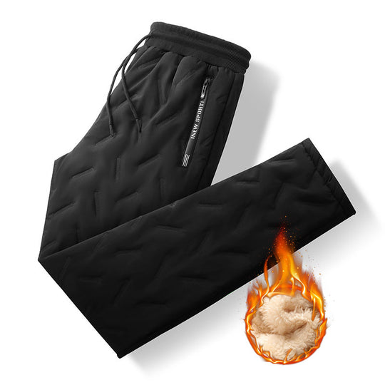 Herren Gepolsterte Thermo-Jogginghose mit Steppstruktur und Teddyfutter Shop Nory