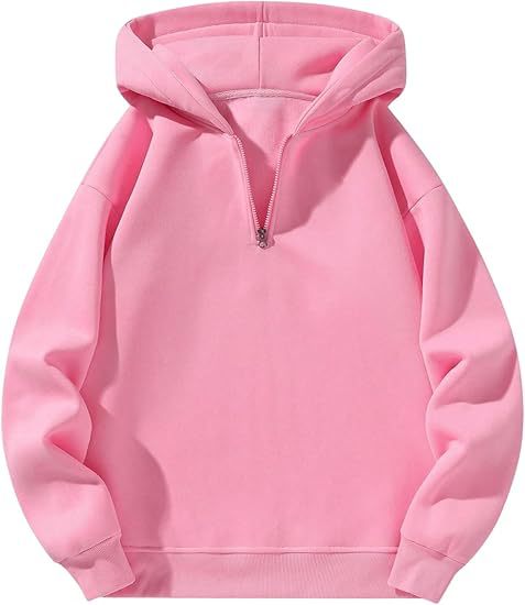 Herren sportlicher Kapuzenpullover mit halbem Reißverschluss