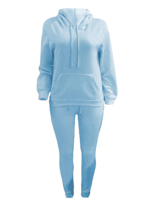 Herren nan sportliches Jogginganzug-Set mit Kapuzenpullover Kängurutasche und schmal zulaufender Jogginghose Shop Nory