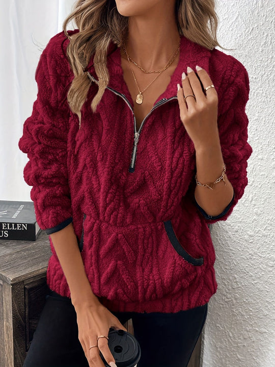Damen Weiche Fleece Damenjacke Shop Nory