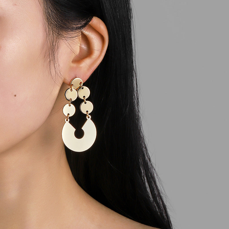 Damen Ohrringe mit modernem geometrischen Design Shop Nory